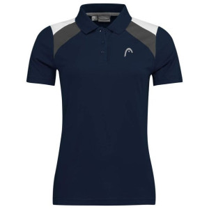 Koszulka do tenisa damska Head Club 22 Tech Polo dark blue - M