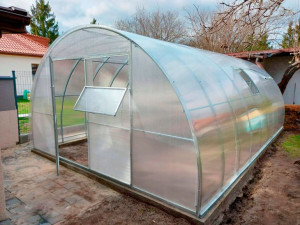 Szklarnia Tunel 4x4m POLIWĘGLAN 6mm profil 40x20mm