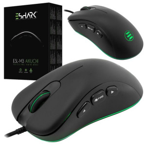 Mysz gamingowa eShark ESL-M3 Aikuchi czarna