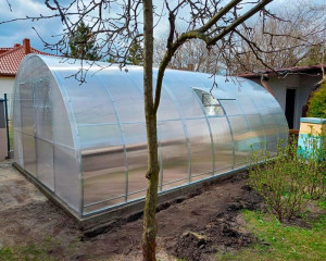 Szklarnia Tunel 4x12m POLIWĘGLAN 6mm profil 40x20mm