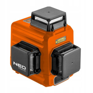 Laser 3D, czerwony, magnetyczny uchwyt, NEO 75-104