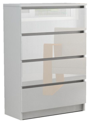  Komoda do salonu King WYSOKI POŁYSK 70 cm AKRYL 4 szuflady