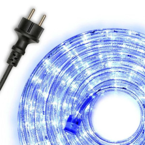 LED świetlny kabel - 240 diod, 10 m, niebieski