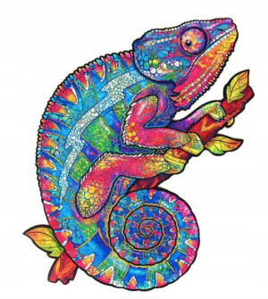 Puzzle Drewniane Dla Dorosłych Kameleon A3
