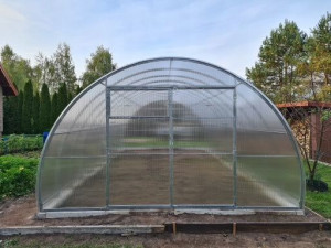 Szklarnia Tunel 4x6m POLIWĘGLAN 6mm profil 40x20mm