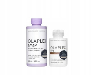 Olaplex Szampon Blond No4 Krem Wygładzający No6