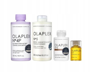 OLAPLEX zestaw DLA BLONDYNEK No4 No5 No6 No7