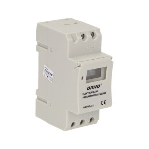 ORNO Elektroniczny Programator Czasowy na Szynę DIN OR-PRE-414