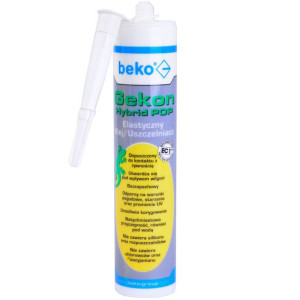 Klej/uszczelniacz Hybrydowy Gekon 310ml Brązowy Beko 1szt/opak