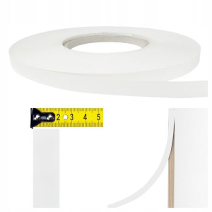 Samoprzylepne Obrzeże Meblowe Białe Na Meble Regał Biurko Blat 21mm x 5m