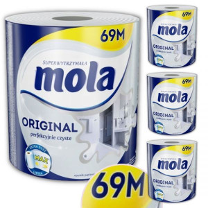Ręcznik papierowy 2-warstwowy Mola Original x 4 opakowania