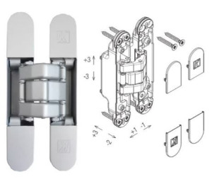ZAWIAS WPUSZCZANY KARAKTER K8080 [80KG] Koblenz Chrom matowy