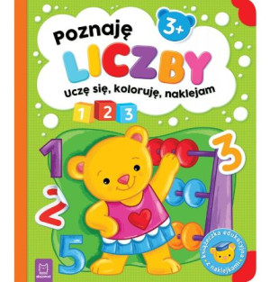 Książeczka kolorowanka POZNAJĘ LICZBY 3+