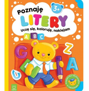 Książeczka kolorowanka POZNAJĘ LITERY 3+