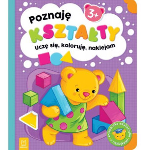 Książeczka kolorowanka POZNAJĘ KSZTAŁTY 3+