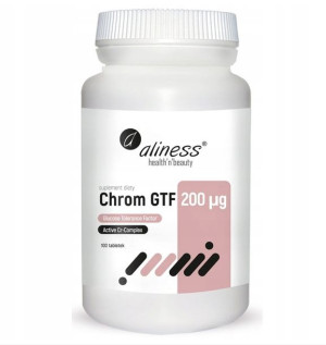 Aliness Chrom 200 Mcg 100 Tab Z Drożdży