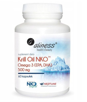 Aliness olej z kryla NKO omega 3 epa dha 60 kap