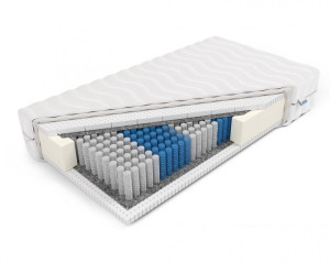 Frankhauer  Materac multipocket z lateksem Herakles 80x200