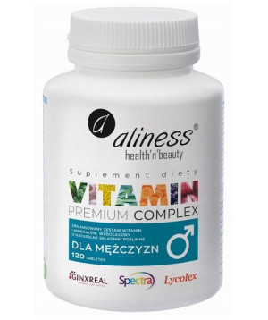 Aliness witaminy premium complex dla mężczyzn 120t