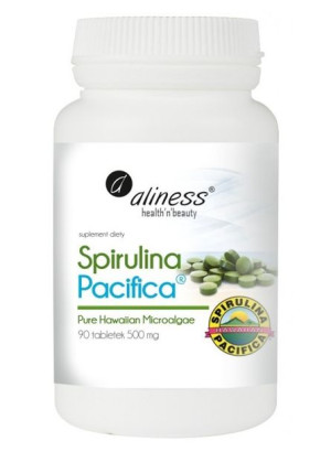 Aliness spirulina pacifica hawajska 500 mg 90 k