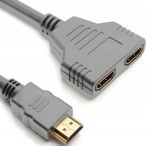 Rozdzielacz Hdmi Splitter Rozgałęźnik 2 Porty