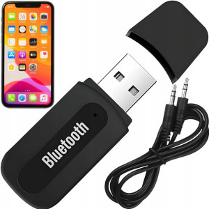Odbiornik Dźwięku Adapter Bluetooth Usb + Aux