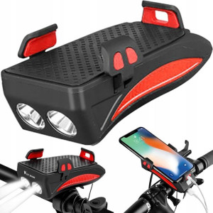 Uchwyt Rowerowy Na Telefon Lampka Rowerowa Led