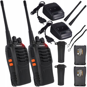 2x Walkie Talkie Krótkofalówki Baofeng Bf888s Pmr