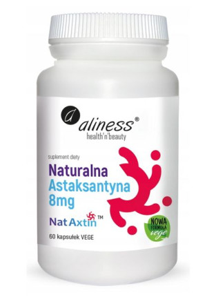 Aliness naturalna astaksantyna 8 mg nataxtin 60k