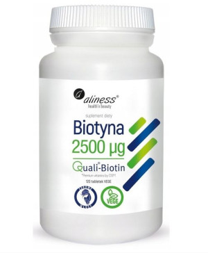 Aliness biotyna 2500 MCG QUALIBIOTIN 120k