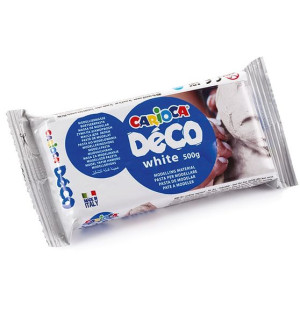 Masa do modelowania 500g biała Carioca samoutwardzalna
