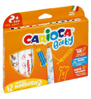 Pisak Maxi Point Super Baby 12 kolorów Carioca