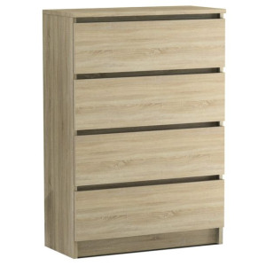 Komoda 4 szuflady LIRA 4S 60 cm dąb sonoma