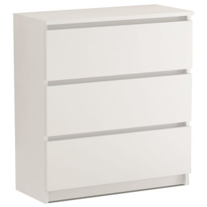 Komoda 3 szuflady LIRA 3S 70 cm biały