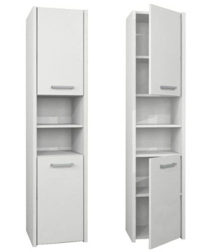 Słupek łazienkowy PRIMO 2D 40 cm biały
