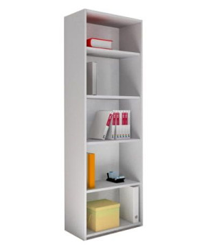 Regał biurowy BASIA 80 cm biały
