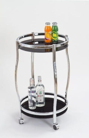 BAR8 stolik barowy czarny