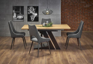FERGUSON stół rozkładany blat - naturalny  Loft
