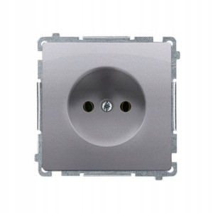 Gniazdo pojedyncze 16A IP20 stal inox BMG1.01/21