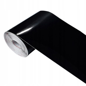 Folia Czarna Połysk Okleina PCV Tuning Kokpitu DIY