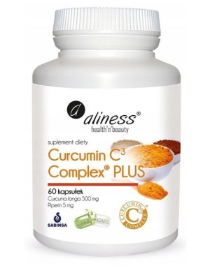 Aliness curcumin complex plus piperyna 60 vege kap