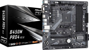 Płyta główna ASRock B450M PRO4 R2.0 Micro ATX