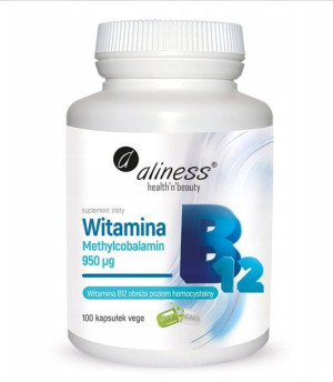 Aliness witamina B12 metylokobalamina 950 mcg 100k