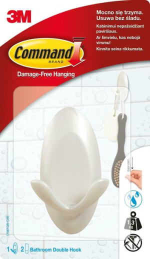 Command 3m Podwójny Hak Wodoodporny 1,3kg 17087awc