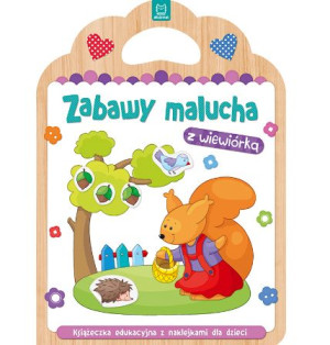 Książeczka edukacyjna Zabawy malucha + naklejki 2+