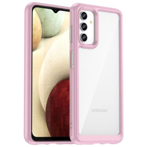 Etui Outer Braders z Ramką do Samsung Galaxy A13 5G różowy