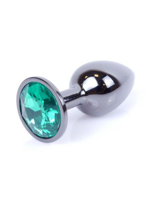 Plug-Jewellery Dark Silver PLUG- Green