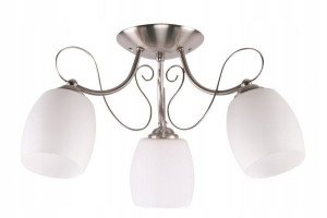 Lampa Sufitowa Amba 3x40w E27 Biały