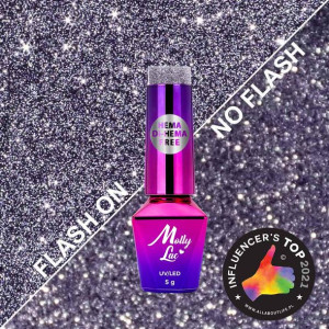Lakier hybrydowy MollyLac Flashing Lights Instant Crush Hema/di-Hema free 5