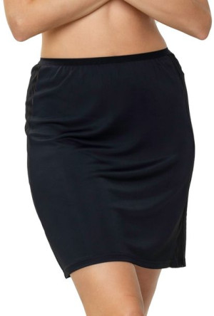 Elegancka Czarna Półhalka Donna R.48